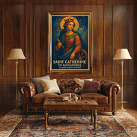 Saint Catherine of Alexandria Poster