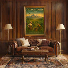 Colchagua Valley Discover the Vineyards Serenity Poster