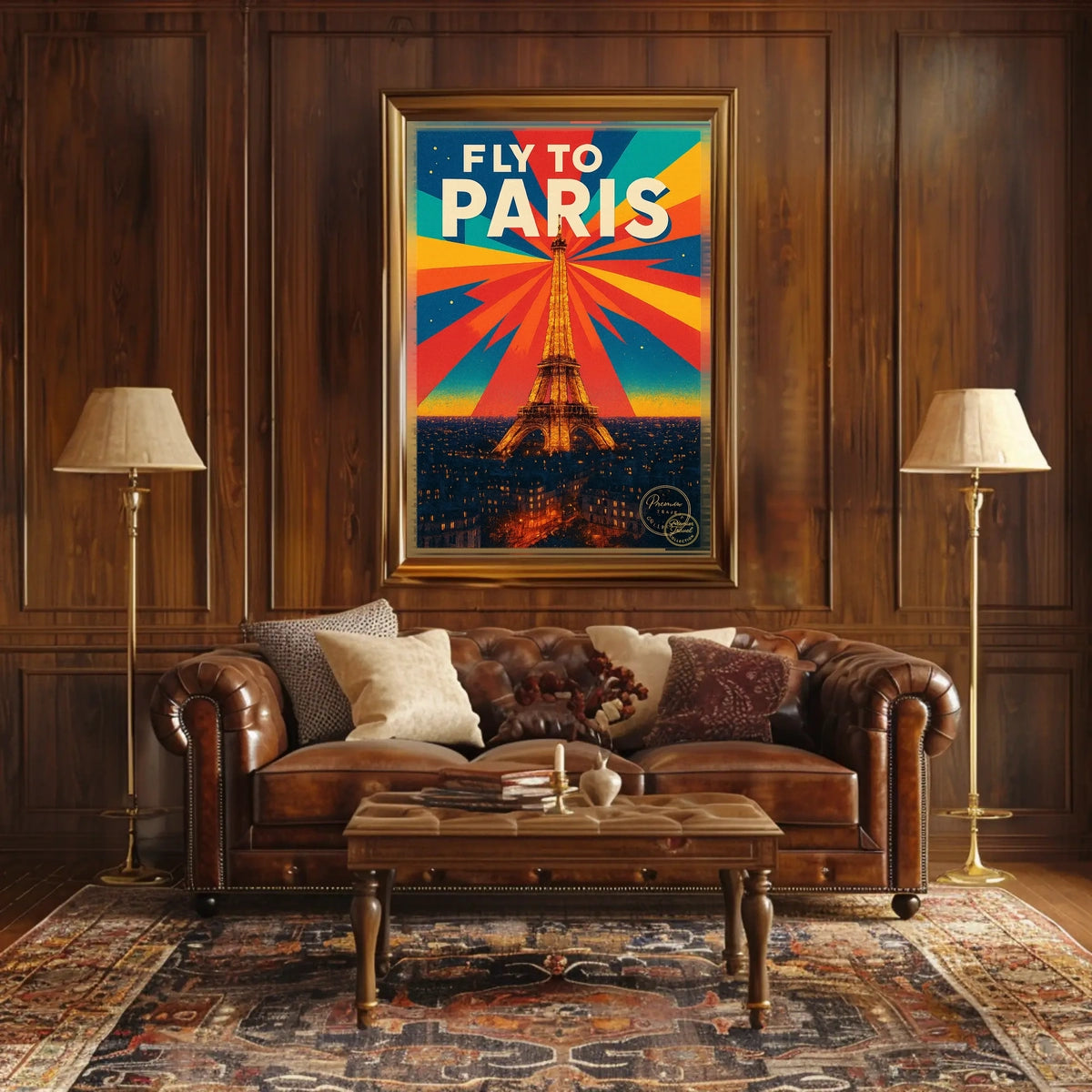 Fly To Paris Poster