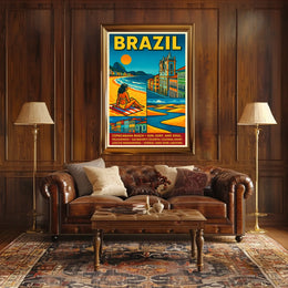 Discover Brazil Poster