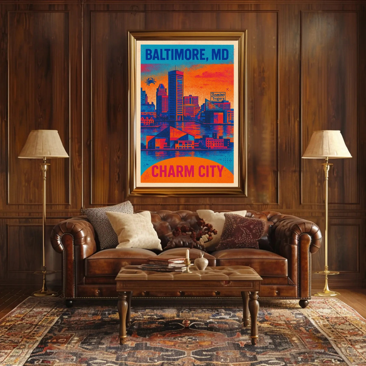 Baltimore, MD Charm City Poster
