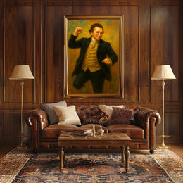 President James Monroe Funny Fist Pump Poster