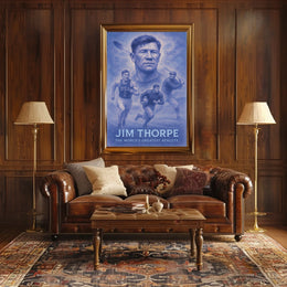 Jim Thorpe Legendary Athlete Jim Thorpe Poster