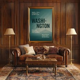 Washington A Tribute To The Evergreen Poster