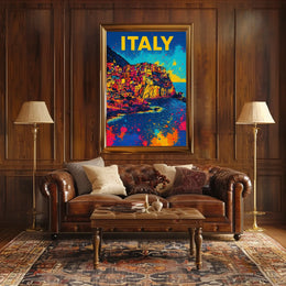 Vibrant Italy Poster