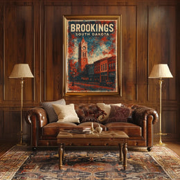 Brookings, South Dakota Poster