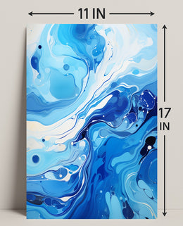 Oceanic Whirl Poster