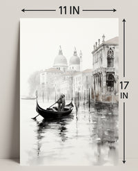 Gondola In Venice A Serene Journey Poster
