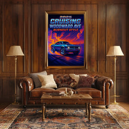 Cruising Woodward Ave 2025 Poster