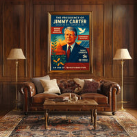 Jimmy Carter Era of Transformation Poster Wall Art PosterGoat