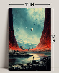 Cosmic Landscape Exploration Poster PosterGoat