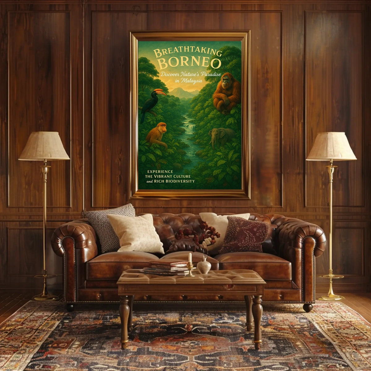 Breathtaking Borneo Poster