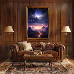 Celestial Landscape Poster