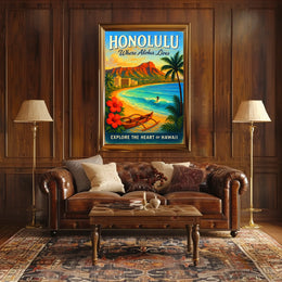 Explore the Heart of Hawaii Poster