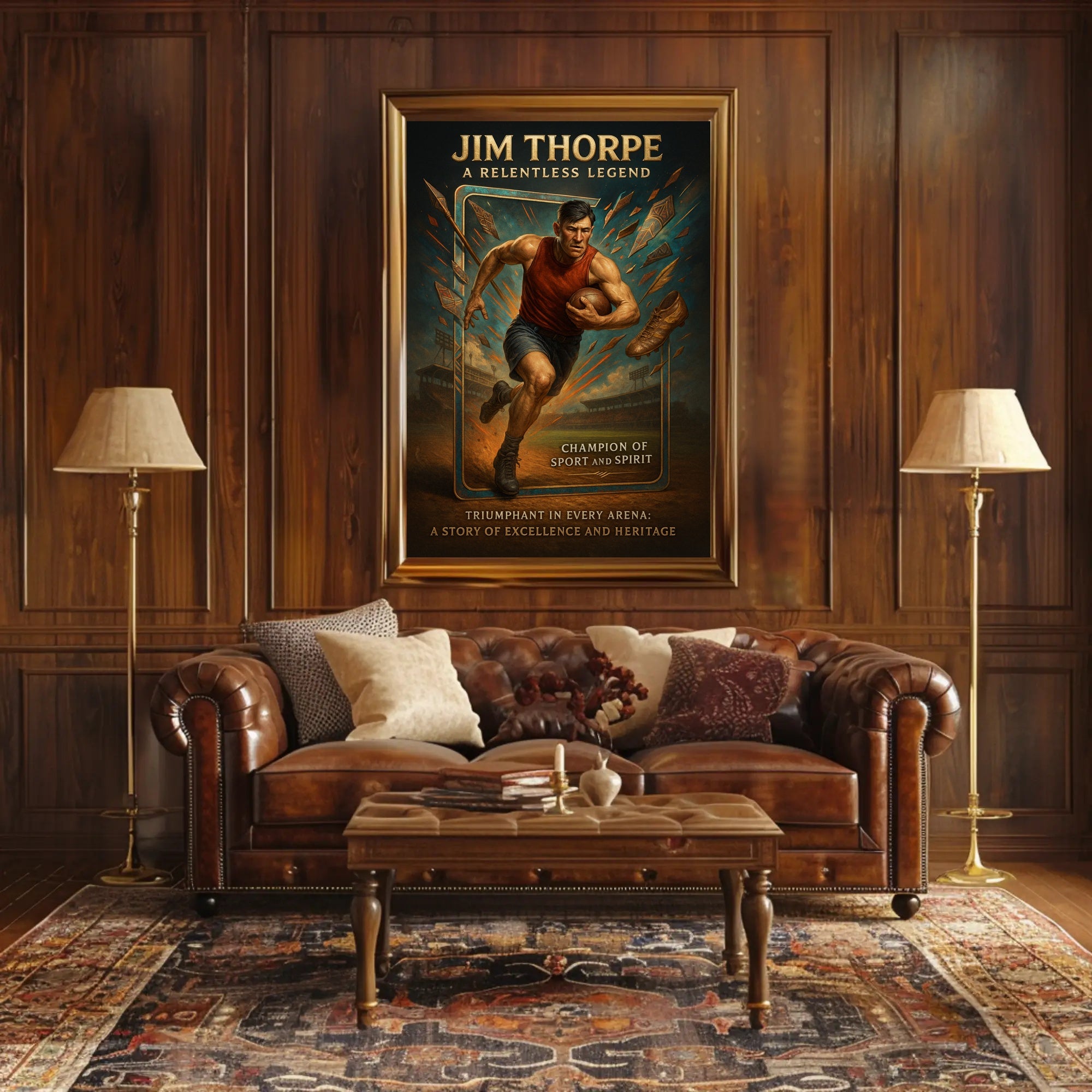 Jim Thorpe A Relentless Legend Poster