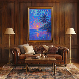 Andaman Islands Sunset Poster