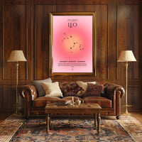 Leo Zodiac Sign Art: Inspiring Space or Astronomy Poster PosterGoat
