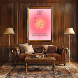 Leo Zodiac Sign Art: Inspiring Space or Astronomy Poster PosterGoat