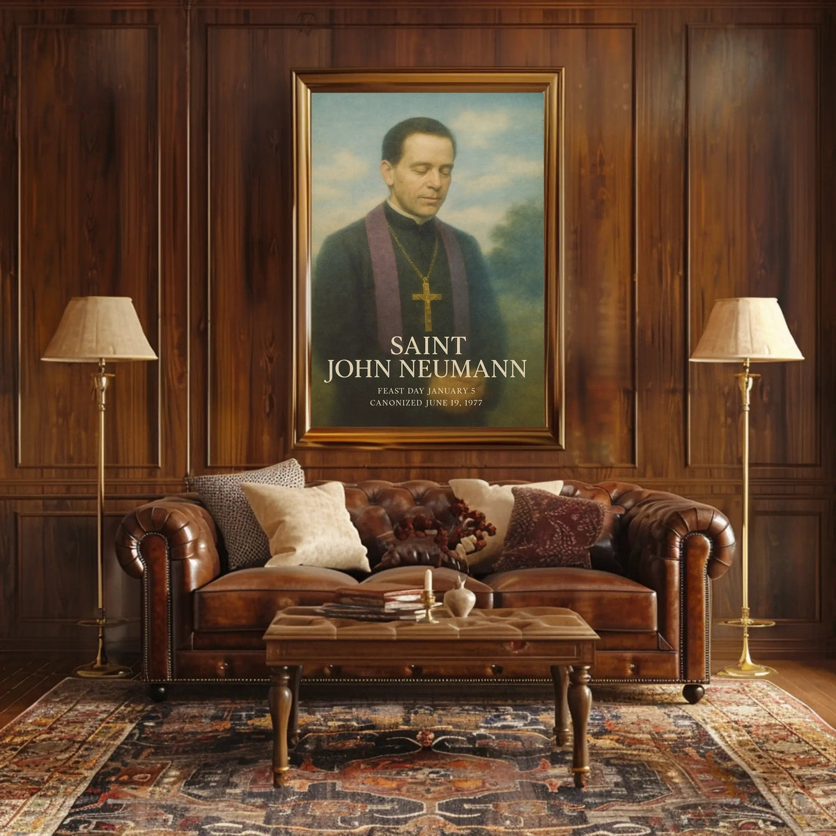 Saint John Neumann Poster