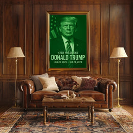 Donald Trump 47th President Poster