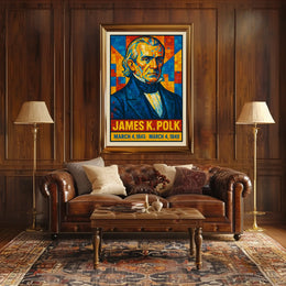 James K. Polk 11Th President Poster