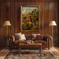 Discover South Dakota Poster