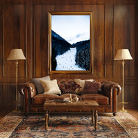 Winter Wonderland Ski Slope Poster
