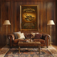 Historical Innovations in Agriculture: Vintage Educational Poster