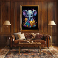 Enchanted Elephant Celebration Poster