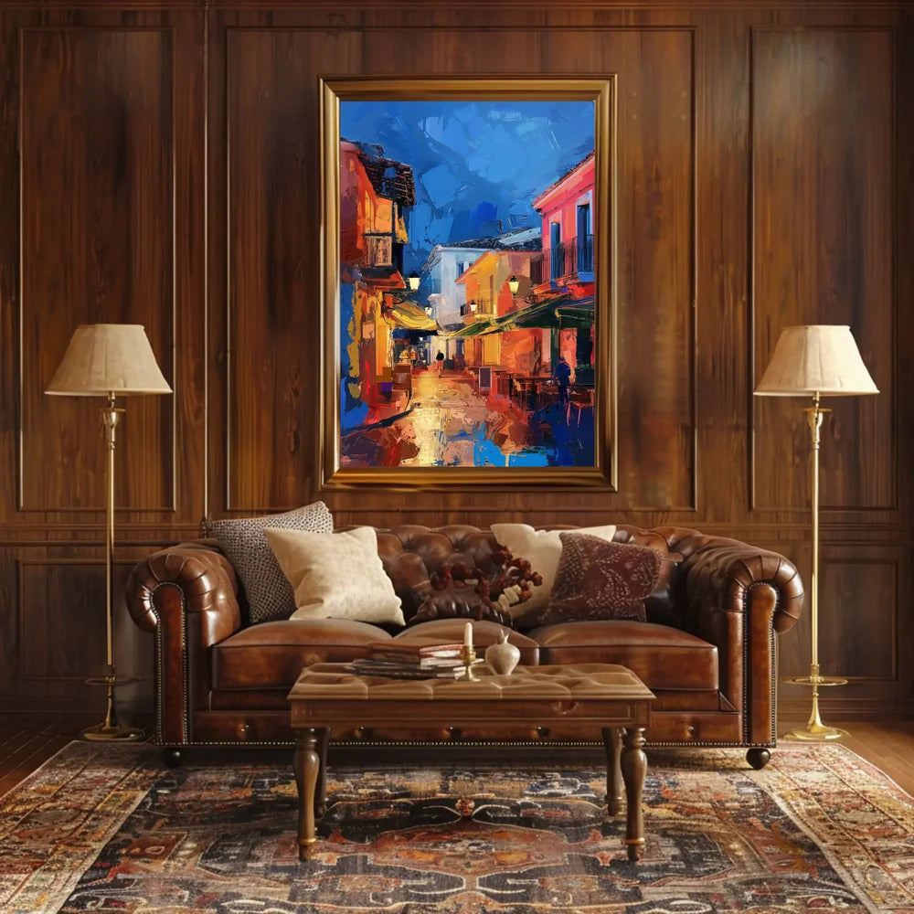 Vintage Parisian Landmarks Art Deco Poster