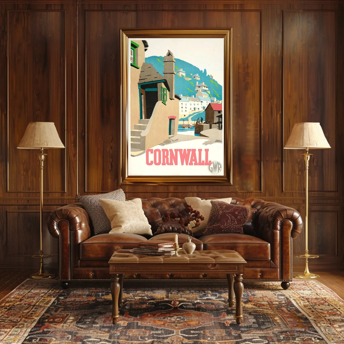 Cornwall Travel Poster