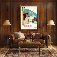 Cornwall Travel Poster