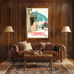 Cornwall Travel Poster