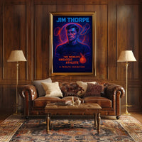 Jim Thorpe Legendary Athlete Poster
