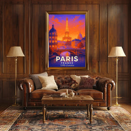 Paris - Ville Lumière Poster PosterGoat