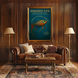 Paradise Fish Fresh Water Jewel Poster