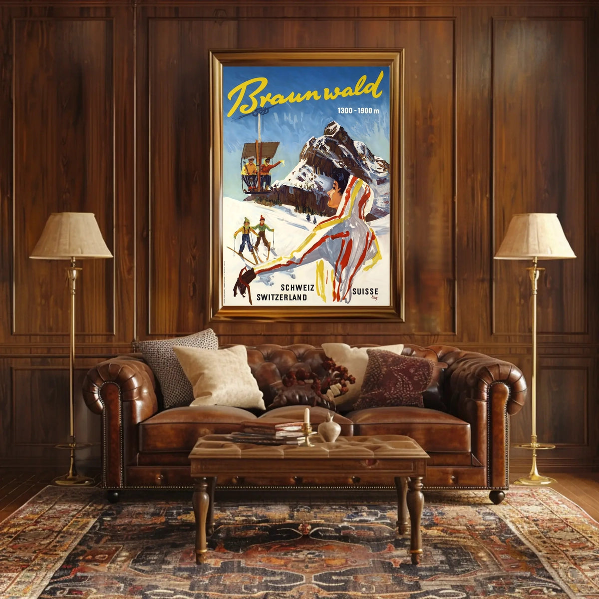 Braunwald Winter Wonderland Poster