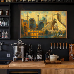 Architectural Wonders of Iran Poster