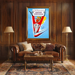 Winter Travel With Deutsche Bundesbahn Poster