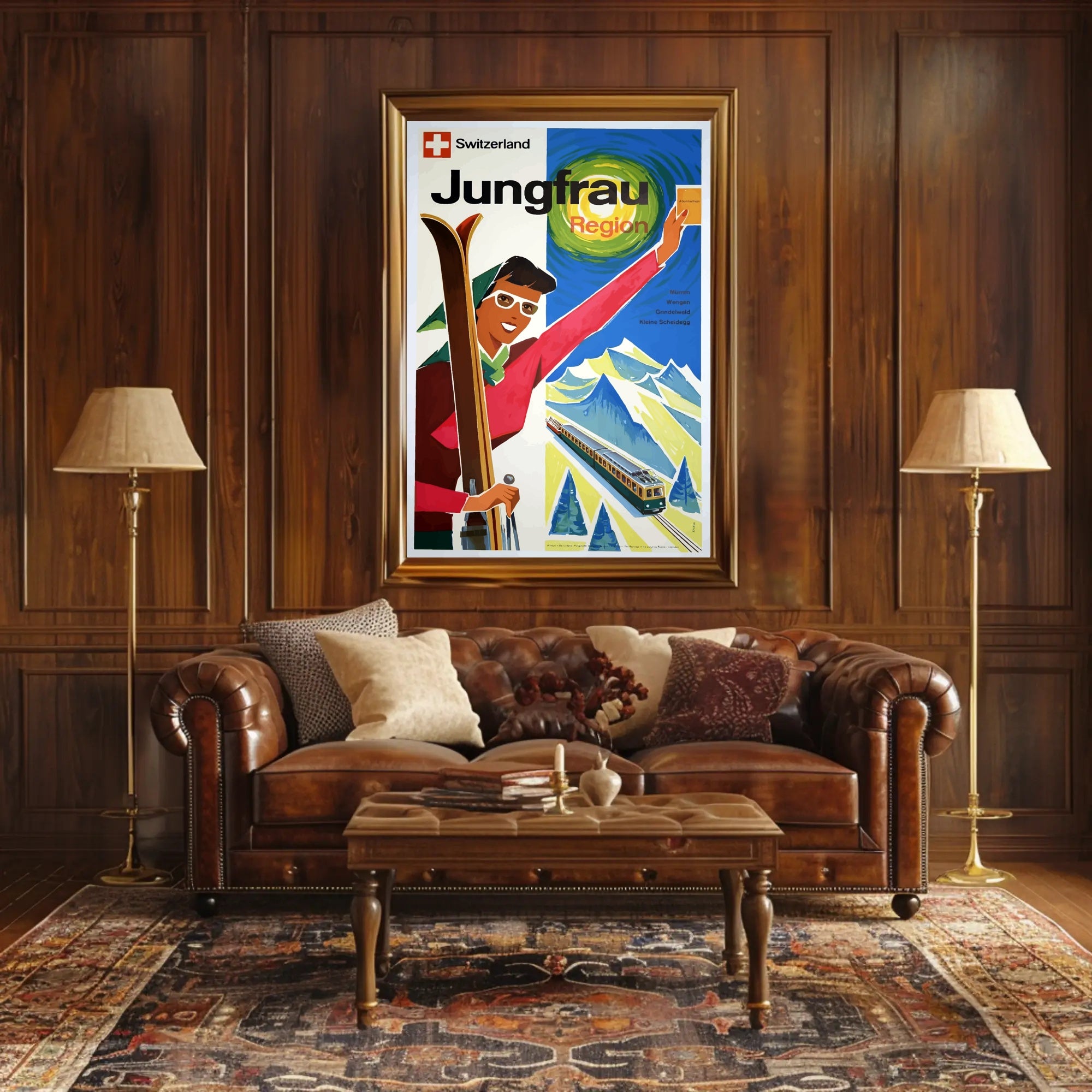 Explore the Jungfrau Region Poster PosterGoat