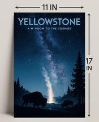 Yellowstone A Window to the Cosmos Poster PosterGoat