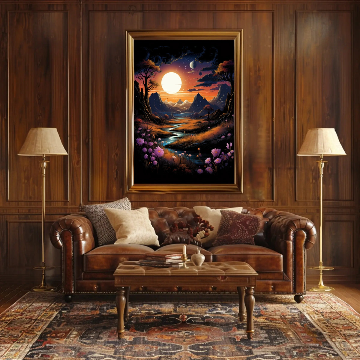 Celestial Landscape Poster