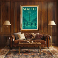 Seattle Winter Wonderland Poster