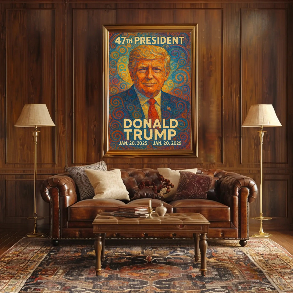 Donald Trump Visionary Future Futurism Collector Poster