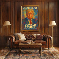 Donald Trump Visionary Future Futurism Collector Poster