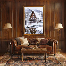 Winter in Shirakawa-go Poster
