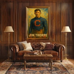 Jim Thorpe Portrait Poster