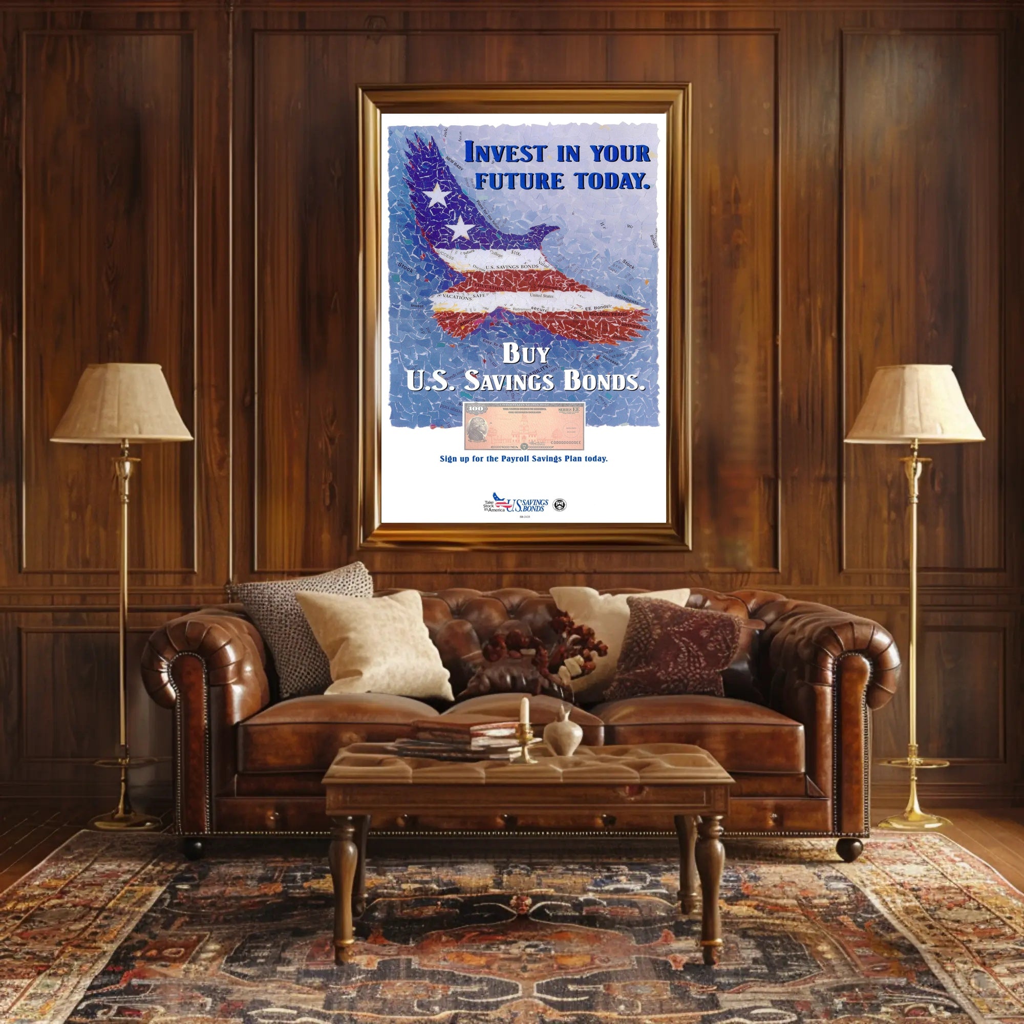 Invest in Your Future with U.S. Savings Bonds Poster PosterGoat