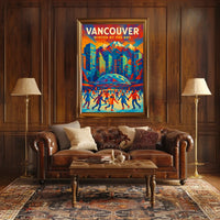 Vancouver Winter by the Bay Poster