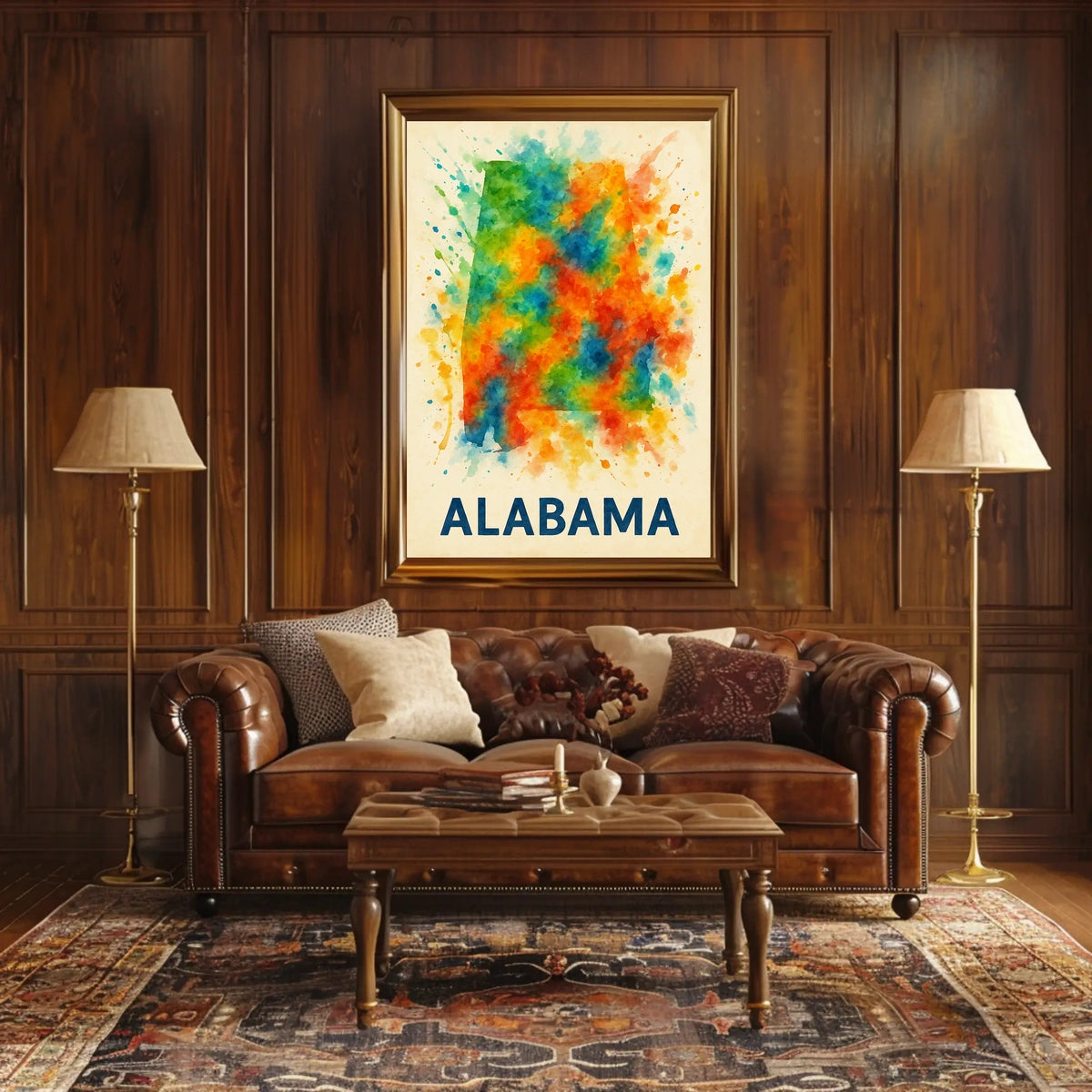 Vibrant Alabama Poster